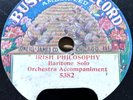 BUSY BEE  78RPM - Irish Philosophy Baritone Solo - c1900s One Sided