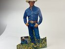 Vintage  George Strait Record Store Cardboard Cut Out 