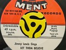 Killer R&B Doo Wop 45 - Jimmy Lewis Band - Let Them Believe - Ment HEAR