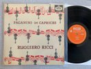 RUGGIERO RICCI PAGANINI 24 CAPRICES DECCA LXT 5569  MONO LP