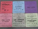 6 Unique Rock Band Ticket Stub Coasters