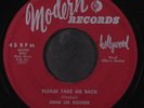 JOHN LEE HOOKER: please take me back / love money can't buy MODERN 7