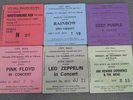 6 Unique Rock Band Ticket Stub Coasters + Freebies  Free Postage