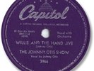Super Rare 1958 JOHNNY OTIS Show Rock’n roll 78 RPM Record. Willie & Hand Jive