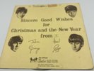 The Beatles 1963 Fan Club Flexidisc With Newsletter Sleeve Vg
