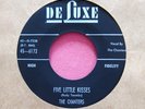 THE CHANTERS - Five Little Kisses / Angel Darling - Near Mint 45 rpm Deluxe 6172