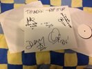 Thunder – Rip it up – SIGNED WHITE Label Test Press Vinyl LP 2017