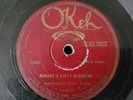 Mississippi John Hurt Okeh 8560 Nobody's Dirty Business / Frankie 78 rpm