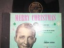 Vintage 78 rpm holiday music set BING CROSBY: MERRY CHRISTMAS shellac Decca 1945