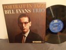BILL EVANS TRIO - Portrait In Jazz - RARE ORIGINAL 1960 Vinyl  LP - VG+