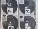 KISS Set of 4 Solo LP Picture Discs UK Back to Black hype sticker download card