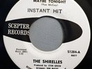 HEAR IT 60's R&B Promo 45 rpm record The Shirelles 