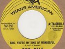 Bob Relf Girl Youre My Kind Of Wonderful  Trans American (no drum matrix) Soul N