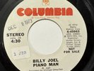 Billy Joel “Piano Man” Mono/Stereo Versions- Columbia DJ Promo M- 1973