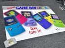 RARE *AUTHENTIC  Gameboy Color  Promo Display Banner Store Vinyl