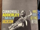 Cannonball Adderley NM  1st Small DG Mono Riverside lp Things Are Getting Better