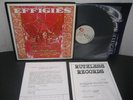 The Effigies For Ever Grounded 1984 OG LP Vinyl $5Ship V-EX  Review Copy Extras