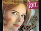 FRANCE GALL - AUTOGRAPHE - 45t EP Laisse tomber les filles ( Gainsbourg )