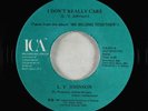 Funk Soul 45 - L.V. Johnson - I Don't Really Care - ICA - J Dilla samples