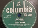 78 rpm rock n roll Terry Wayne-Matchbox/Your True Love
