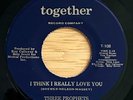 THREE PROPHETS Think I Really Love You / Gospel Ship RARE 1971 Soul 45, Together