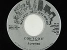 Modern Soul Boogie 45 - Lorenzo - Don't Do It - Society Hill
