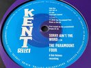 The Paramount Four Sorry Ain't The Word / (Marriage Is Only) A State Of Mind EX+