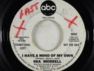 Northern Soul 45 - Mia Morrell - I Have A Mind Of My Own - ABC