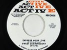 Sweet Soul 45 - Sweet and Innocent - Express Your Love - Active VG+