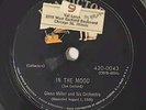 RCA Victor 420-0043 - In The Mood - Glenn Miller 78rpm Collectors Reissue Record