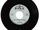 NORTHERN SOUL 45 THE DEL-RIOS JUST ACROSS THE STREET  ON STAX  VG+ ORIGINAL