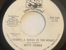 Betty Harris - There's A Break In The Road. Funk 45.