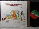 Crosby Stills Nash & Young m- in shrink with sticker LP So Far Greatest Hits