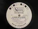 BEATLES VERY RARE A HARD DAY'S NIGHT WHITE LABEL PROMO MONO LP