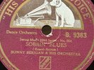 Bunny Berrigan His Master's Voice 78RPM Sobbin' Blues / Little Gates Special HMV