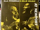 ELLA FITZGERALD & BILLIE HOLIDAY At Newport VERVE LP VG+ Mono 2304 293