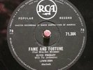 Elvis Presley 78 RPM / Stuck On You & Fame And Fortune (17-0624-WF)