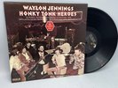 Waylon Jennings Honky Tonk Heroes 70s Reissue Black Label Vinyl LP Clean NM