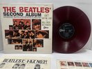 THE BEATLES - SECOND ALBUM LP VINYL 1967 “RED VINYL” ODEON OR8027 VG+ / VG