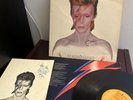 David Bowie Aladdin Sane 1973 vinyl lp gatefold , original inserts , plays great