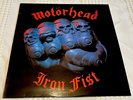 motorhead - iron fist - UK 1st Press Vinyl