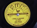 ELVIS PRESLEY 78 RPM MYSTERY TRAIN & I FORGOT TO REMEMBER TO FORGET SUN RECORD