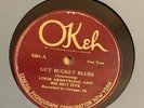 HOT JAZZ Louis Armstrong HOT 5 Okeh 8261 Yes In the Barrel/Gut Bucket Blues