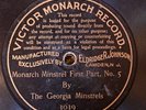 Victor Monarch 3039 Georgia Minstrels    FIRST PART  # 5 1901 78 rpm   E-