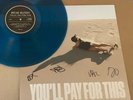 Bear Hands “You'll Pay For This” Blue LP RARE/NEWAutographed by the band