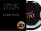 AC/DC LP Back in Black BLACK & WHITE SWIRL VINYL 50th Anniversary Ltd Edn SEALED