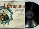 The Four Seasons The 4 Seasons Greetings LP EX+ Vee Jay Christmas (1962) STEREO