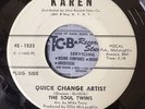 ORIGINAL DETROIT NORTHERN SOUL  VINYL RECORD Quick Change Artist Soul Twins WD