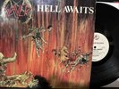 Slayer ‎– Hell Awaits LP 1985 Metal Blade ‎- MBR 1040 VG+/VG+ [1st Press]