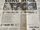 ABBA MAY 21st 1976 Australian Daily Mirror SONG BOOK NEWSPAPER 2 page FOLD-OUT